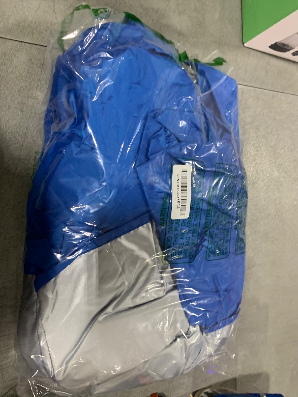 Photo 1 of Straight Leg 10×10FT Pop-up Canopy Tent Replacement Top, Instant Canopy Top Cover with Rope (Blue)