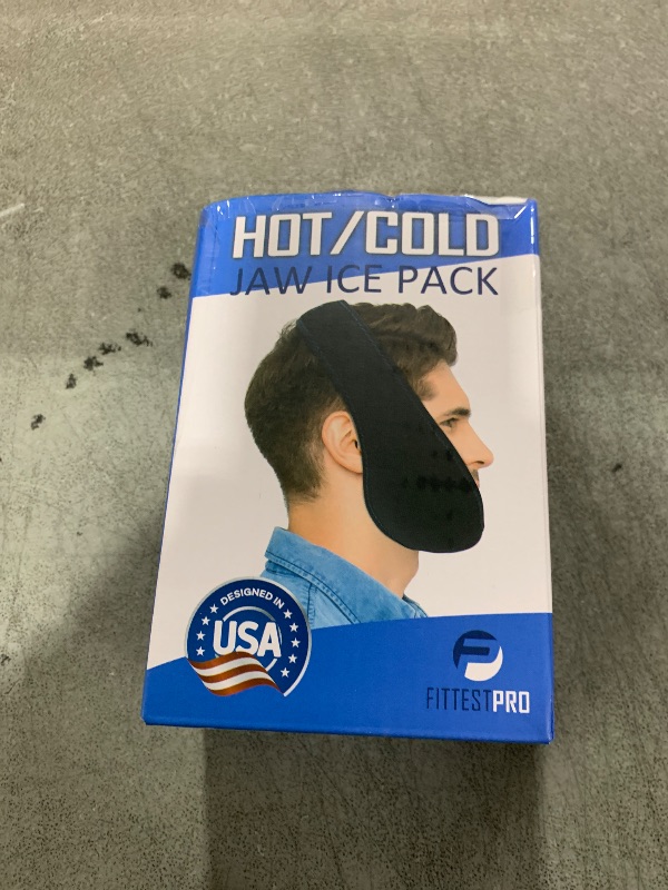 Photo 1 of Fittest Pro Wisdom Teeth Ice Pack Head Wrap Jaw Ice Pack for Face Oral Surgery, 4 Hot Cold Gel Pack for TMJ, Tooth Extraction, Tonsillectomy Recovery