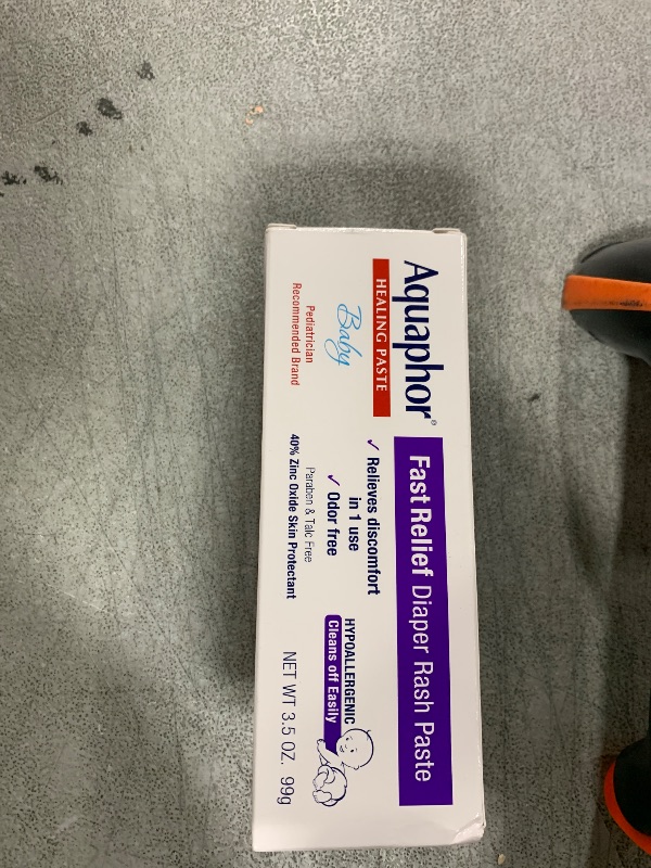 Photo 1 of Aquaphor Baby Diaper Rash Paste - For Serious Diaper Rash and Flare-ups - 3.5 Oz. Tube