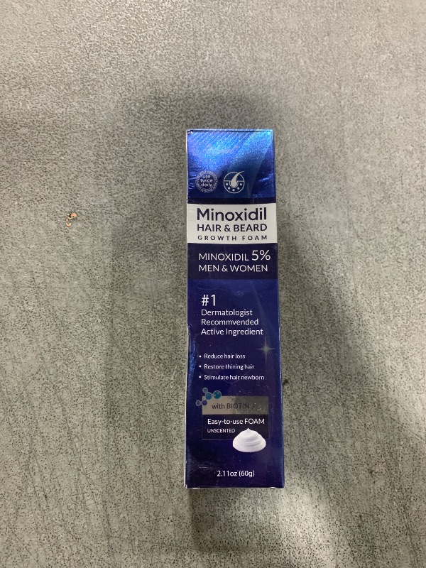 Photo 1 of minoxidil hair and beard growth 2.11oz 