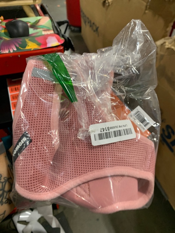 Photo 1 of Best Pet Supplies Voyager Step-in Air Dog Harness - All Weather Mesh, Reflective, No Pull Harness for Small, Medium Dogs, Cats - Secure with Hook & Loop Fastener, Buckle, Double D-Rings - Pink, XL