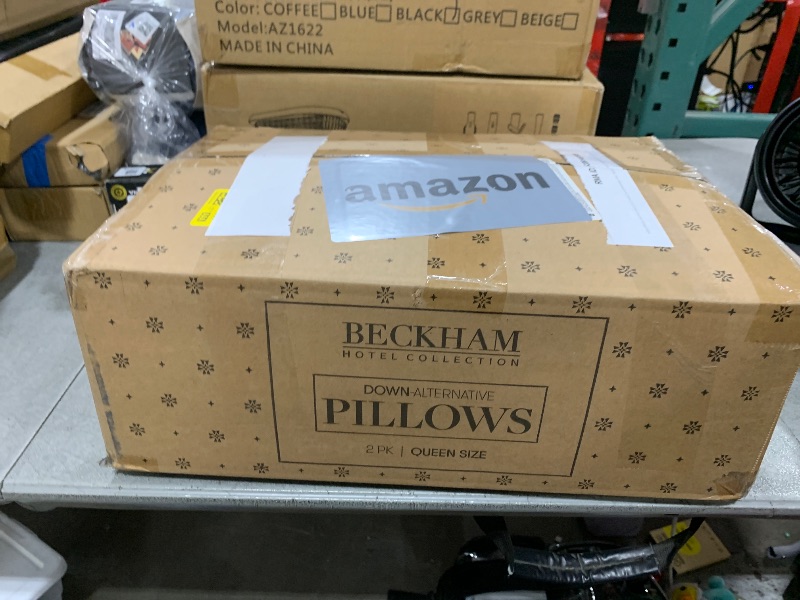 Photo 1 of Beckham Hotel Collection Bed Pillows Standard/Queen Size Set of 2 - Original Down Alternative Pillow for Sleeping - Bedding for Back, Stomach or Side Sleepers