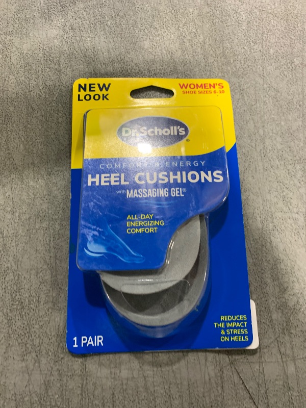 Photo 1 of Dr. Scholl's Heel Cushions with Massaging Gel Advanced // All-Day Shock Absorption and Cushioning to Relieve Heel Discomfort (for Women's 6-10, Also Available for Men's 8-13)