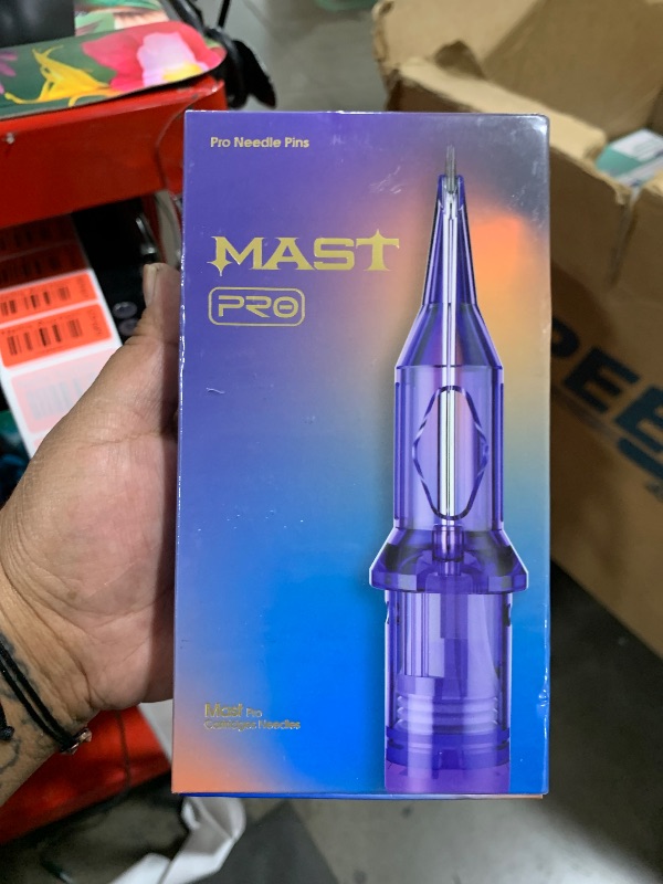 Photo 1 of Mast Pro 0801RL Tattoo Cartridges 20Pcs Disposable Needles Bugpin 0.25MM Round Liner