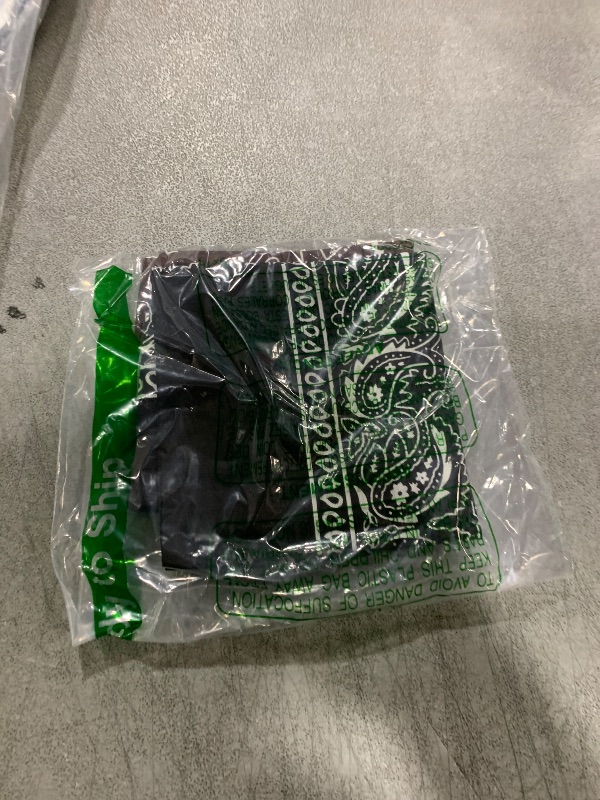 Photo 1 of Raylarnia 100% Cotton Large Bandanas for Men and Women, 22 Inch Paisley Bandana with Multiple Colors (Black/Khaki/Brown)