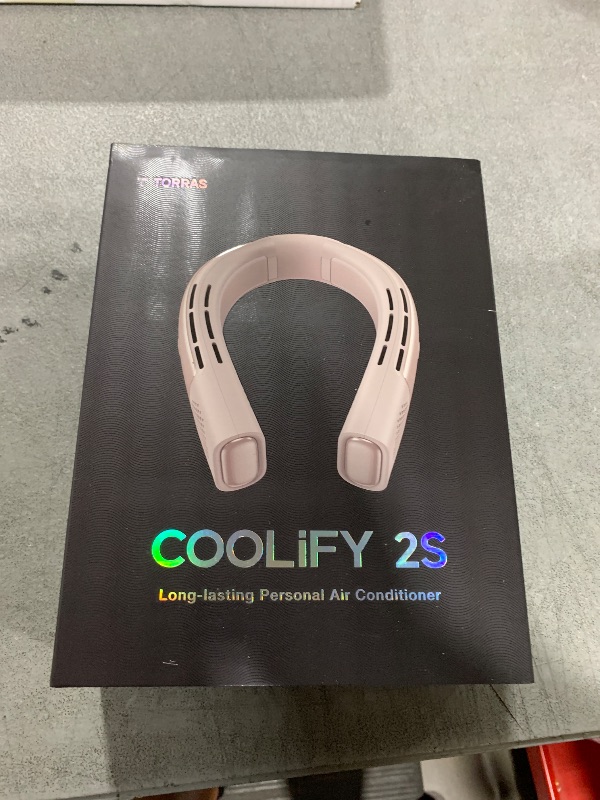 Photo 1 of TORRAS COOLiFY 2S Neck Fan [2025 Upgraded], 28H Extended Battery Life, Neck Fans that Blow Cold Air, Neck Air Conditioner, Cooling Neck Fan for Work, Hiking, Travel. Gift for Women, Mom, Apricot