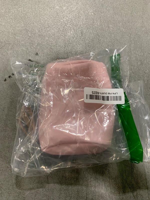 Photo 1 of Kososuru Small Makeup Bag, Portable Waterproof Cosmetic Bag Travel Makeup Pouch for Women (Pink, Square)