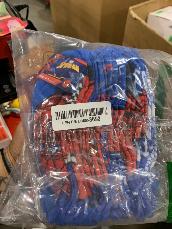 Photo 1 of Kids Spider Man Low Cut Socks Size 4-7 