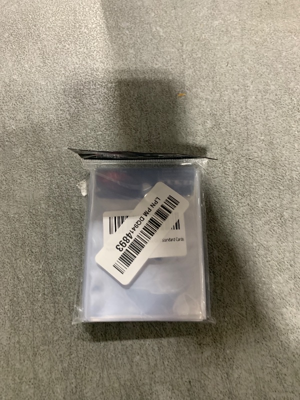 Photo 1 of 100 Counts Clear Penny Card Sleeves for Trading Cards, Plastic Soft Card Sleeves Card Protectors Fit for MTG Baseball Card, Sports Cards, Game Card Standard Cards