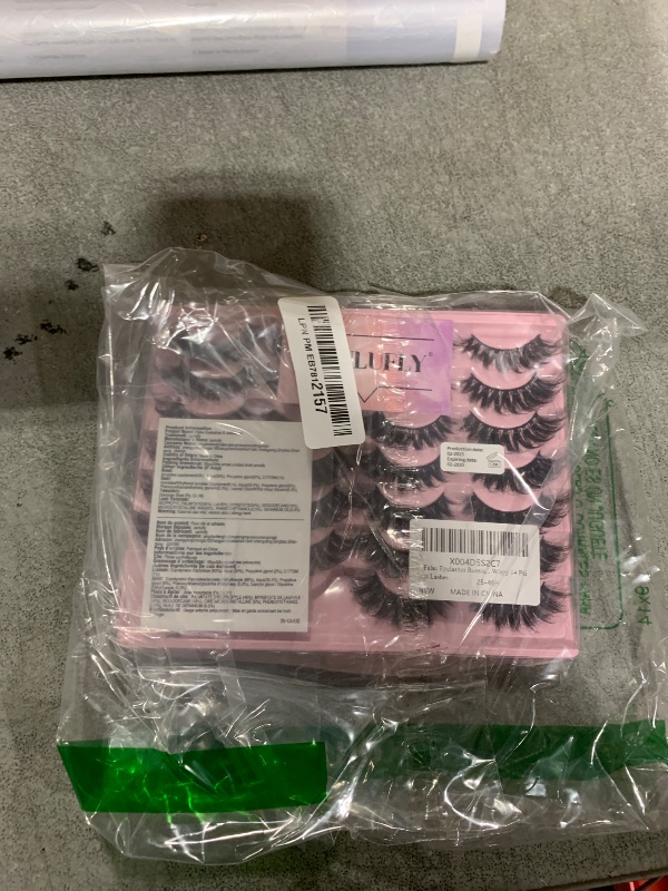 Photo 1 of False Eyelashes Russian Strip lashes zanlufly Cat Eye Eyelashes Faux Mink Lashes D-Curly Volume Fake Lashes Look Like Extension Eyelashes Long Strip Wispy 14 Pairs Lashes
