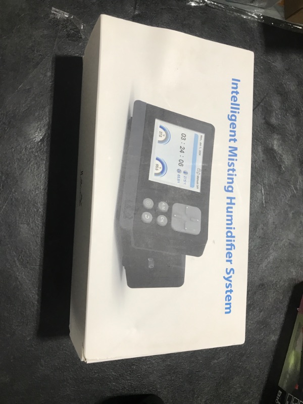 Photo 1 of J&A Automatic Fogger for Reptile Tank, Mister for Terrariums, Humidifer with Programable Timer, Temp-Hygrometer Sensor, Ideal for Amphibians/Reptiles/Paludarium/Vivarium (Black)