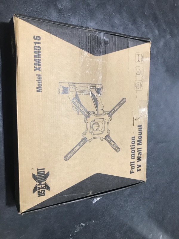 Photo 1 of USX MOUNT UL Listed TV Wall Mount for Most 26-60 Inch TVs, Wall Mount TV Brackets with Swivel, Tilt, Rotating, Center Corner Design on Single Stud, Up to 77 lbs Max VESA 400x400mm