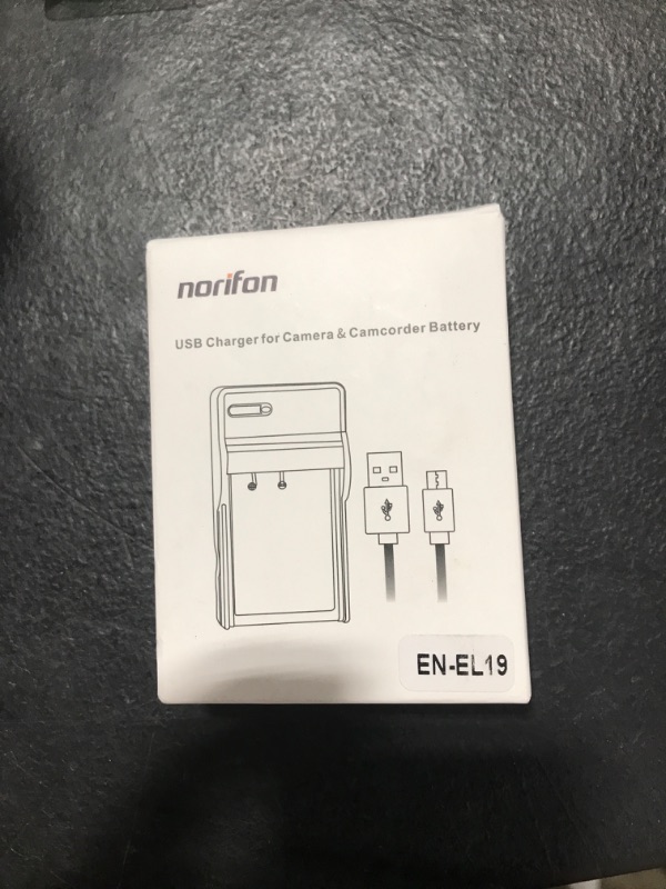 Photo 1 of EN-EL19 USB Charger for Nikon Coolpix S33, S7000, S6900, S2800, S100, S3100, S4100, S4300, S5200, S6500 Camera and More