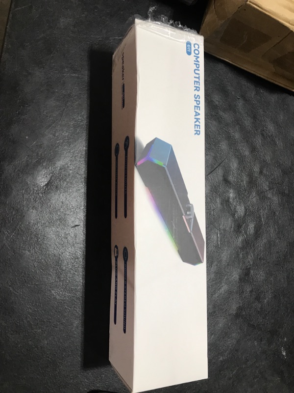 Photo 1 of LENRUE G11 Computer Speakers for Desktop, Touch Lights PC Speakers with Surge Clear Sound, USB C/USB Powered for Computer Desktop PC Laptop Monitor