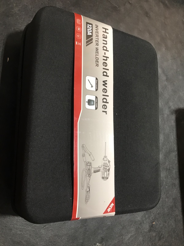 Photo 1 of JEXUGK Portable Electric Welding Machine, 20-120A Upgraded 110V Handheld ARC Welding Machine with IGBT Inverter 6 Variable Current Adjustment, Welding Tool Set for 20 x 3/32"-1/8" Welding Rod Gift