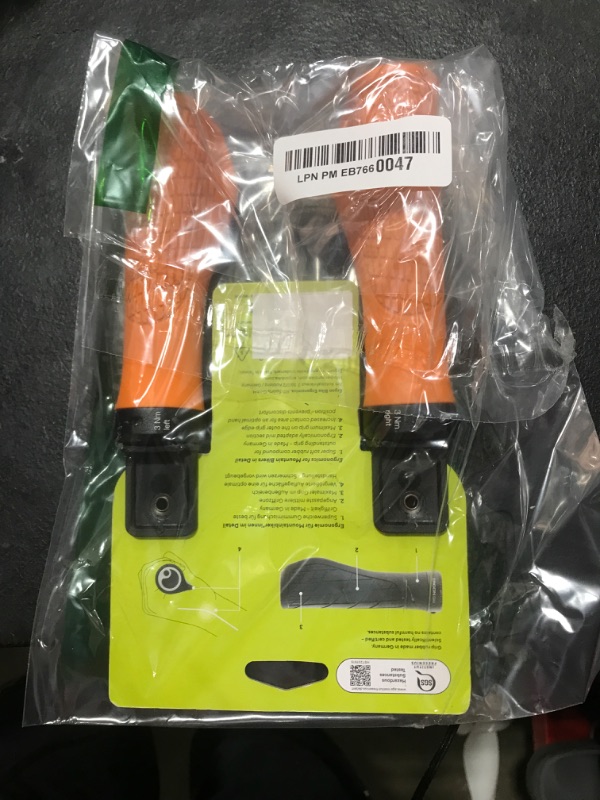 Photo 1 of Ergon GA3 Ergonomic Lock-On MTB Grips – Winged Design for Mountain Bike Comfort and Wrist Support, Juicy Orange, Small