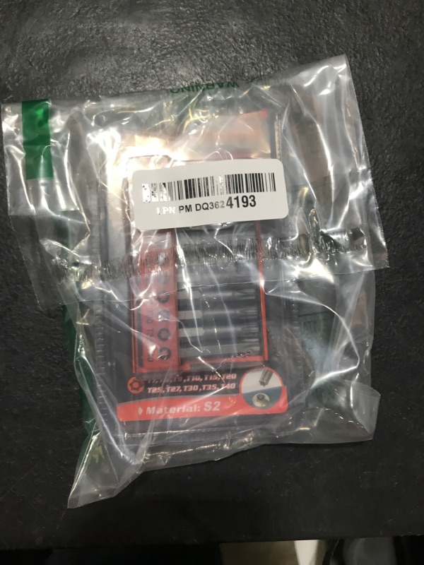 Photo 1 of HORUSDY 11-Piece Tamper Resistant Star Bits, S2 Steel, T7 - T40 Security Torx Bit Set