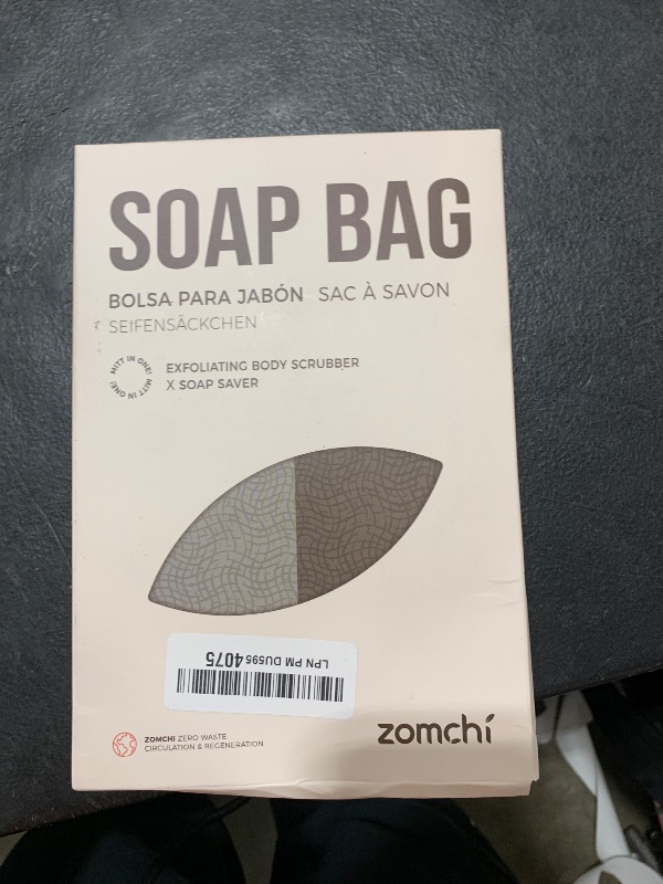 Photo 1 of ZOMCHI 2 Pieces Different Roughness Soap Pouch and Soap Saver Pocket for Use in Shower, Body Scrubber Shower Sponge, Premium Exfoliating Soap Bag