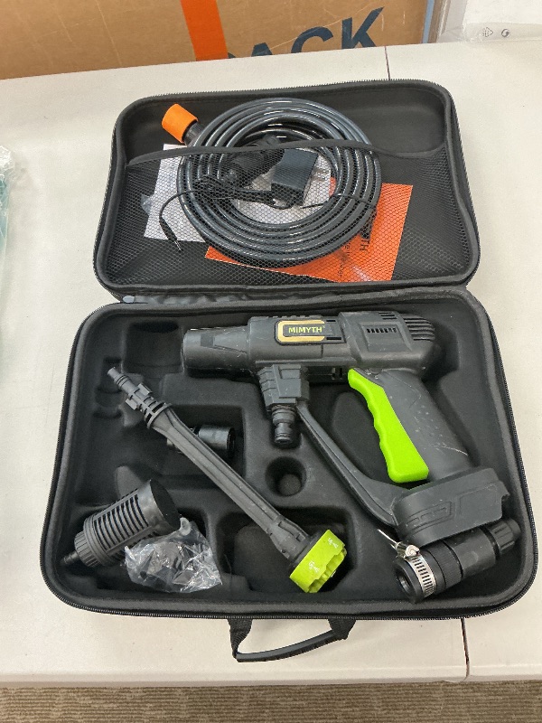 Photo 1 of Cordless Pressure Washer Battery Powered; 990 PSI Cordless Power Washer with 4.0Ah Battery&Charger & 6-in-1 Nozzle; Portable Power Washer Cordless for Home; Battery Pressure Washer for Car Wash, Yard