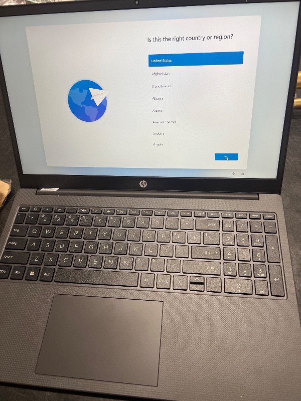 Photo 1 of HP 255 G10 15.6" FHD Business Laptop, AMD Ryzen 7 7730U, 16GB RAM, 512GB PCIe SSD, Numeric Keypad, Webcam, Wi-Fi 6, HDMI, Windows 11 Pro, Black