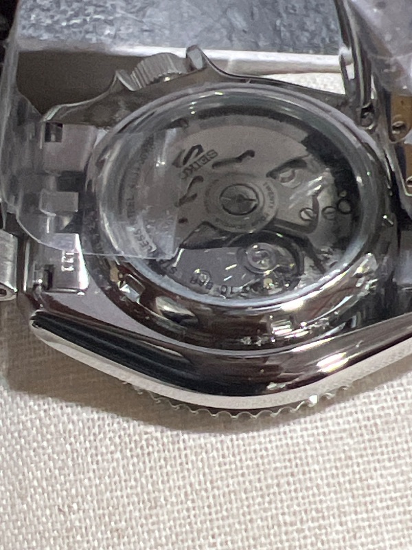 Photo 1 of Seiko SSK003 Automatic Watch for Men - 5 -Sports - Blue Dial with Date Calendar and Luminous Hands & Markers and Black & Blue GMT Bezel, 100m Water-Resistant