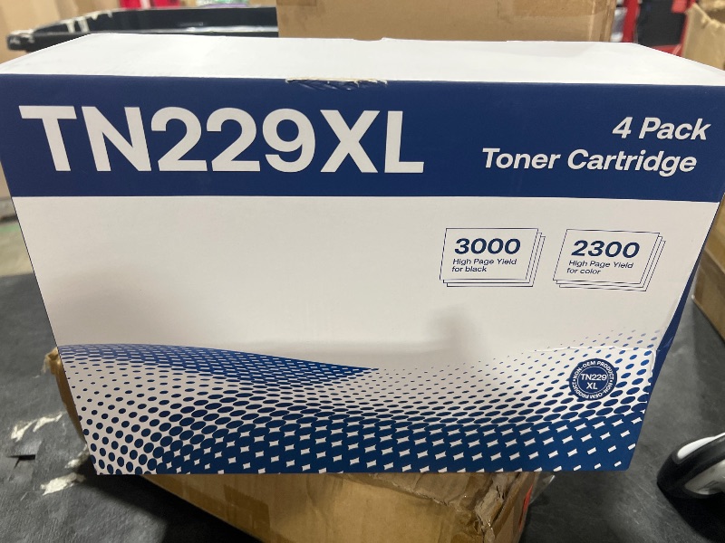 Photo 1 of TN229XL 4 TONER CARTRIDGE