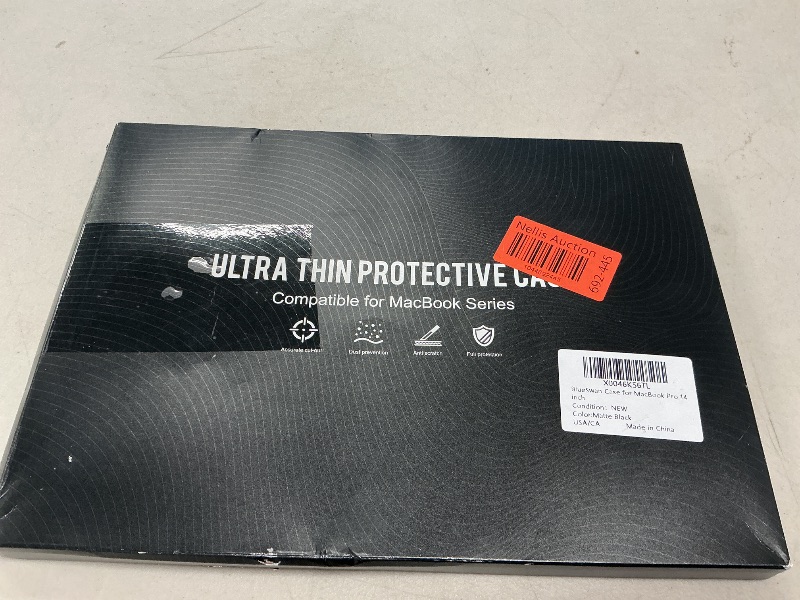 Photo 1 of BlueSwan Case Compatible with MacBook Pro 14 inch M4 M3 M2 M1 Pro/Max 2025 2024-2021 Release, Flexible PP and Matte Anti-Fingerprint Protective Case, Matte Black