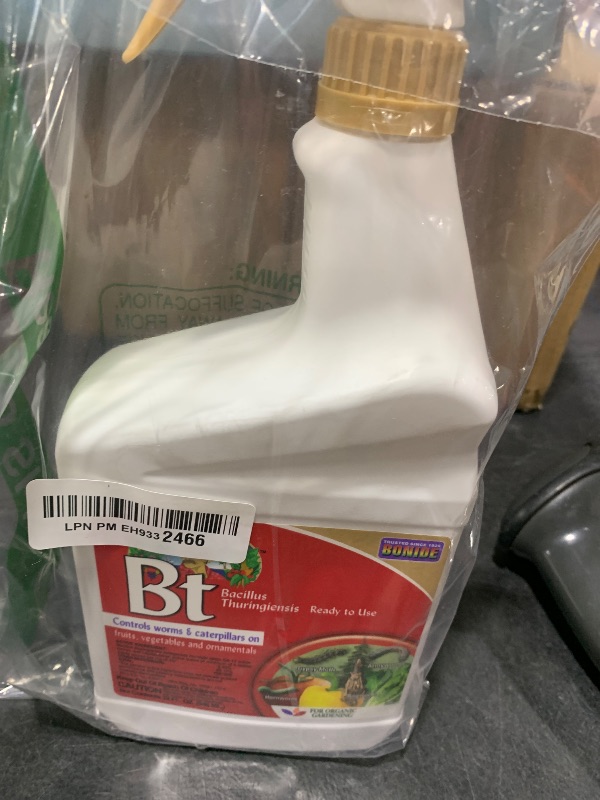 Photo 1 of Bonide 8066 Captain Jack's Bacillus Thuringiensis BT Organic Worm & Caterpillar Control, 32 oz. Ready-to-Us - Quantity 1