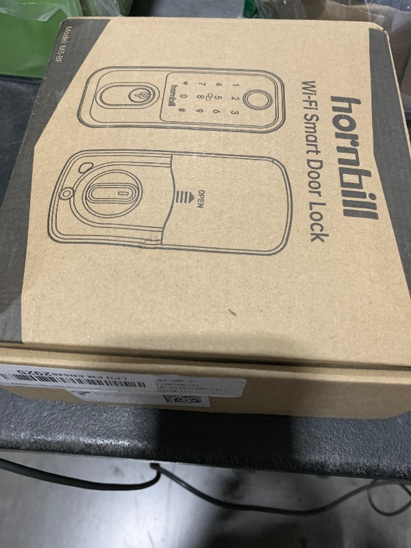 Photo 1 of Keypad Wi-Fi Door Locks Smart: Biometric Deadbolt for Front Door, Hornbill Keyless Entry Door Lock Works with Alexa, Keyless Entry Unlock, Auto-Lock/Voice Control for New House, Oil Rubbed Bronze