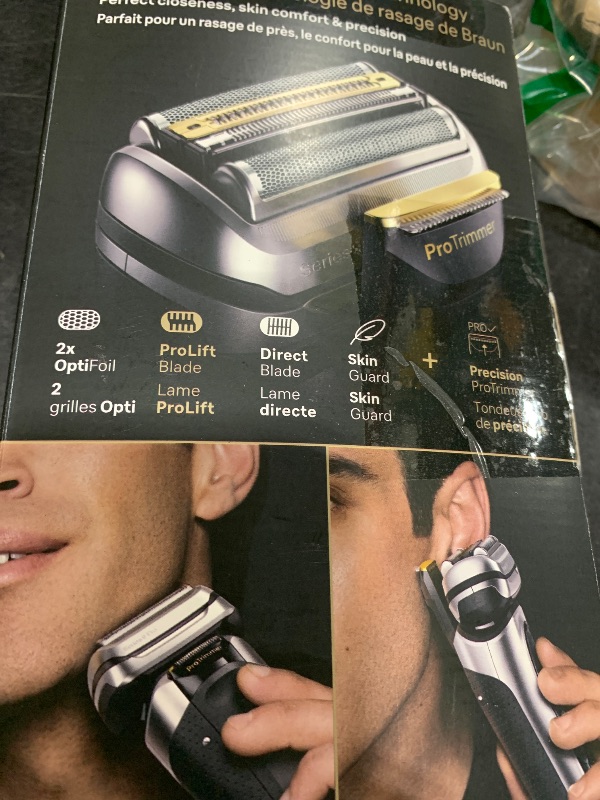 Photo 1 of Braun Series 9 9517s PRO+ Electric Razor for Men, 5 Pro Shave Elements & Precision Long Hair ProTrimmer, Charging Stand, Braun’s Best for Smooth Skin, Wet & Dry Electric Razor with 60min Runtime