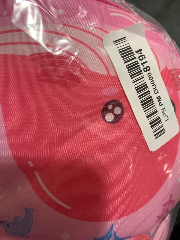 Photo 1 of HeySplash Swim Vest for Kids, Toddler Pool Floaties Fit 20-50 Lbs, Swimming Vest with Adjustable Strap, Swim Jacket Water Wings Arm Floats, Puddle Beach Boat Jumper for Boy Girl Age 2-5, Pink Whale