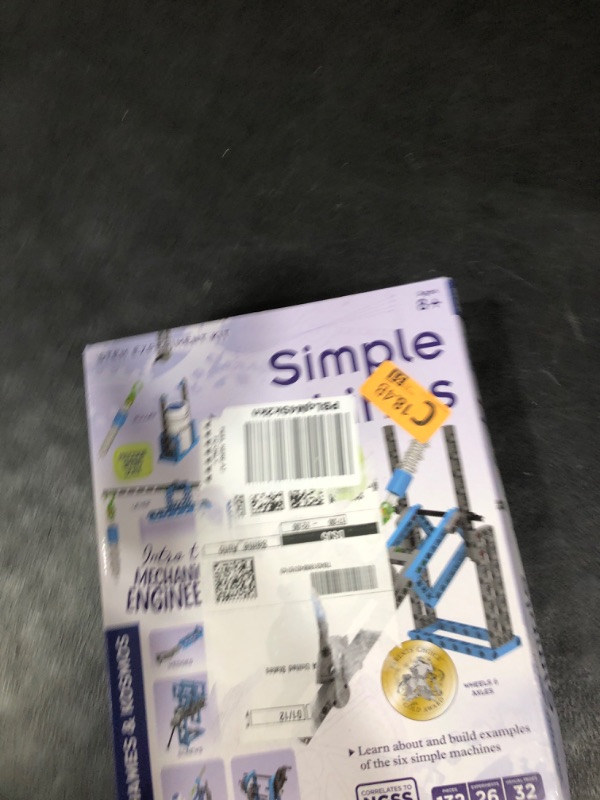 Photo 1 of Thames & Kosmos Simple Machines Science Experiment & Model Building Kit, Introduction to Mechanical Physics, Build 26 Models to Investigate The 6 Classic Simple Machines