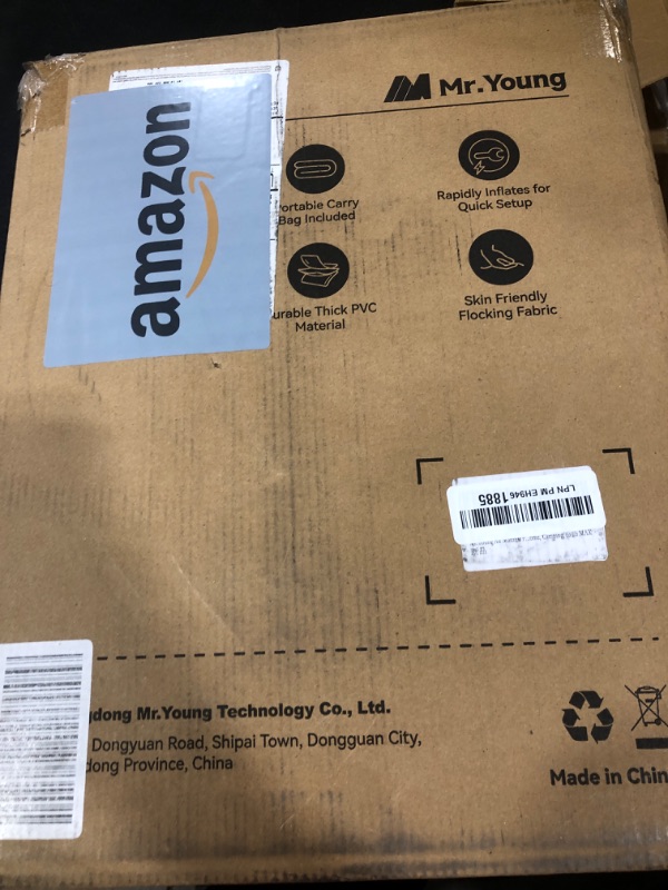 Photo 1 of Mr.Young Air Mattress Full with Built in Pump, 18" Raised Luxury Blow up Mattress, Colchones Inflables in 2 Mins Self-Inflation/Deflation, Inflatable Mattress for Guests and Home, Camping, 650lb MAX