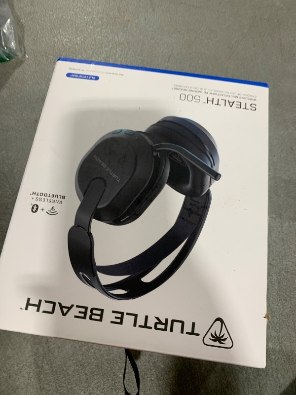 Photo 1 of Turtle Beach Stealth 500 Wireless Amplified Gaming Headset for PS5, PS4, PC, & Mobile – 40-Hr Battery, Bluetooth, Memory Foam Cushions, Flip-to-Mute Mic, EQ Presets, Companion App – Black