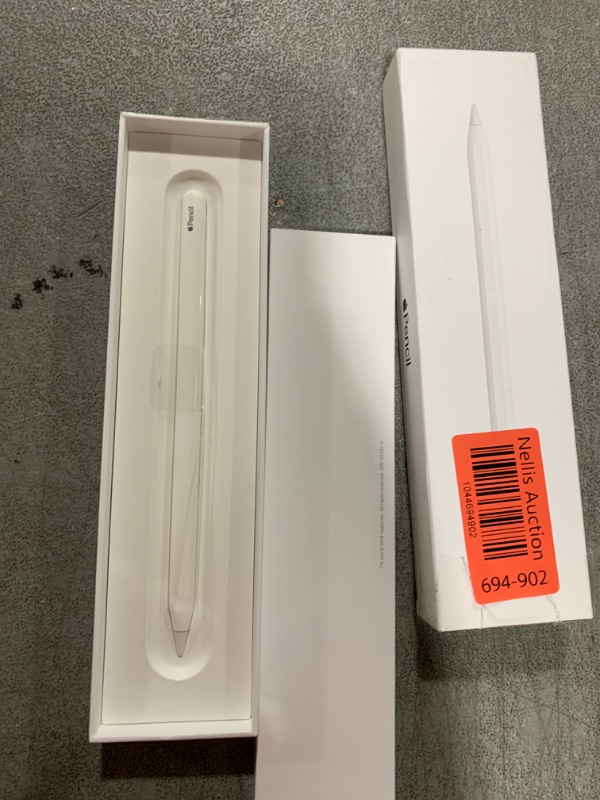 Photo 1 of Apple Pencil (2nd Generation): Device Compatibility Check Required - Pixel-Perfect Precision, Perfect for Note-Taking, Drawing, and Signing documents. Attaches, Charges, and Pairs magnetically.