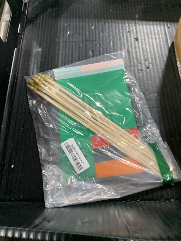 Photo 1 of TSMD Zambia Stick Flag Zambian Small Mini Hand Held Flags,5x8 Inch,12 Pack