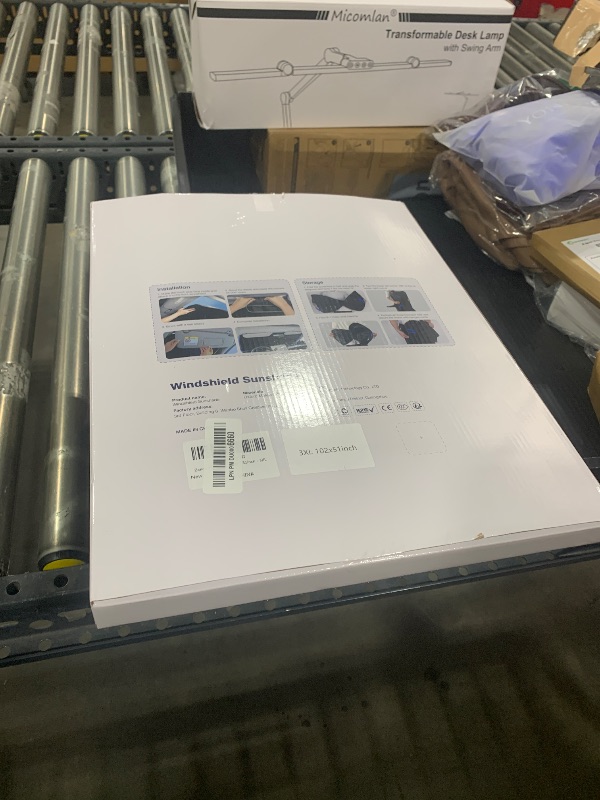 Photo 1 of 2025 Upgraded Zanch Car Front Windshield Sun Shade - Ultimate UV Protection & Heat Reduction|Innovative No Light Leakage Technology|Foldable Design for RV/Thor, 3X-Large(102'' x 51'')
