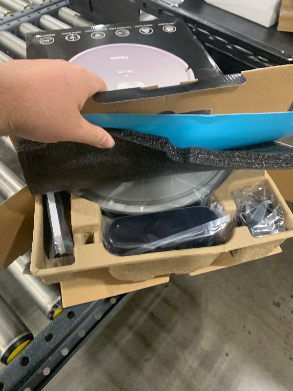 Photo 1 of Tikom Robot Vacuum and Mop with LiDAR Navigation L9000, 4000Pa Robotic Vacuum Cleaner, 150Min Max, Smart Mapping, Good for Pet Hair, Carpet, Hard Floor