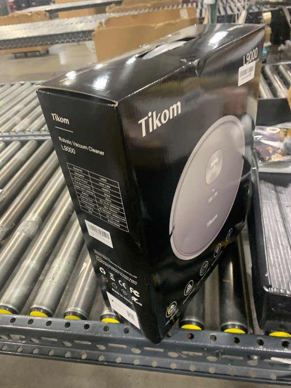 Photo 1 of Tikom Robot Vacuum and Mop with LiDAR Navigation L9000, 4000Pa Robotic Vacuum Cleaner, 150Min Max, Smart Mapping, Good for Pet Hair, Carpet, Hard Floor