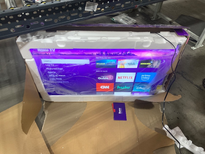 Photo 1 of Roku Smart TV – 43-Inch Select Series 4K HDR RokuTV with Roku Enhanced Voice Remote, Brilliant 4K Picture, Automatic Brightness, & Seamless Streaming – Live Local News, Sports, Family Entertainment