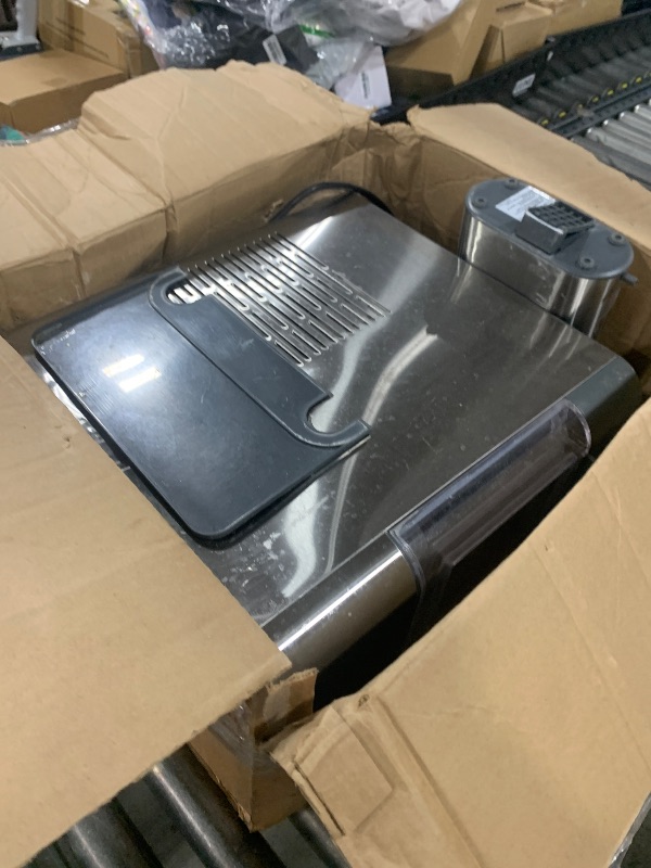 Photo 1 of GE Profile Opal 2.0 XL with 1 Gallon Tank, Chewable Crunchable Countertop Nugget Ice Maker, Scoop included, 38 lbs in 24 hours, Pellet Ice Machine with WiFi & Smart Connected, Stainless Steel