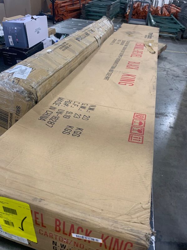 Photo 1 of Meridian Furniture King Size Bed frame with Ottoman Set 