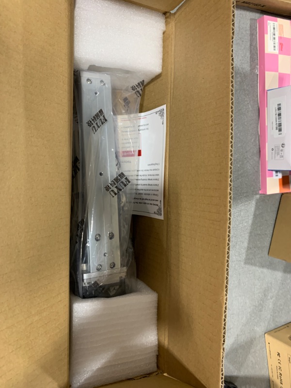 Photo 1 of FUYU FSK40J Linear Guide Linear Module Ball Screw Motorized for CNC Linear Stage with Nema 23 Stepper Motor 100mm Stroke Work Size