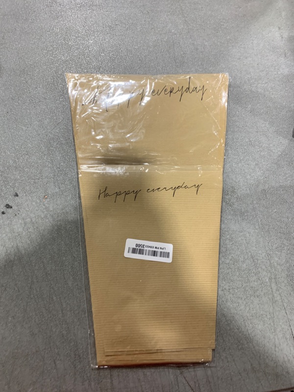 Photo 1 of Jutieuo 20 Pcs Flower Bags for Bouquet, 11 x 17.3 Inches Clear Front Floral Sleeves Kraft Flower Wrapping Paper Florist Supply, Brown