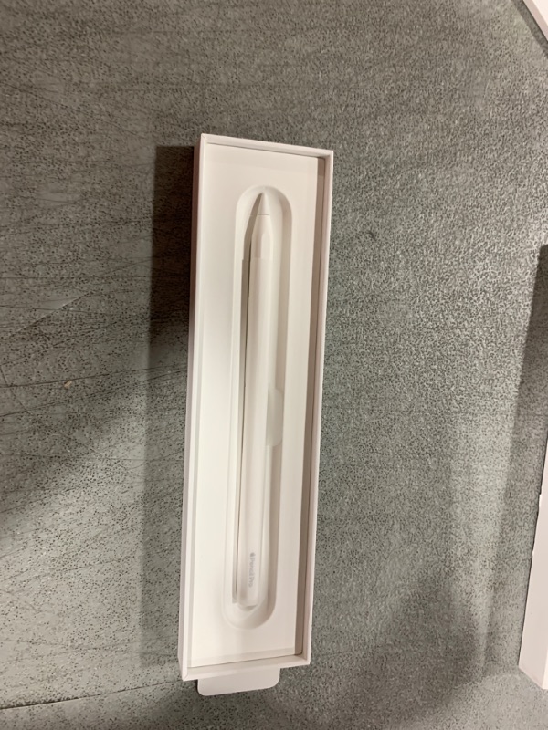 Photo 1 of Apple Pencil Pro: Latest Model - Device Compatibility Check Required - Pixel-Perfect Precision, Tilt and Pressure Sensitivity, Perfect for Note-Taking, Drawing, and Art. Charges and Pairs Magnetically