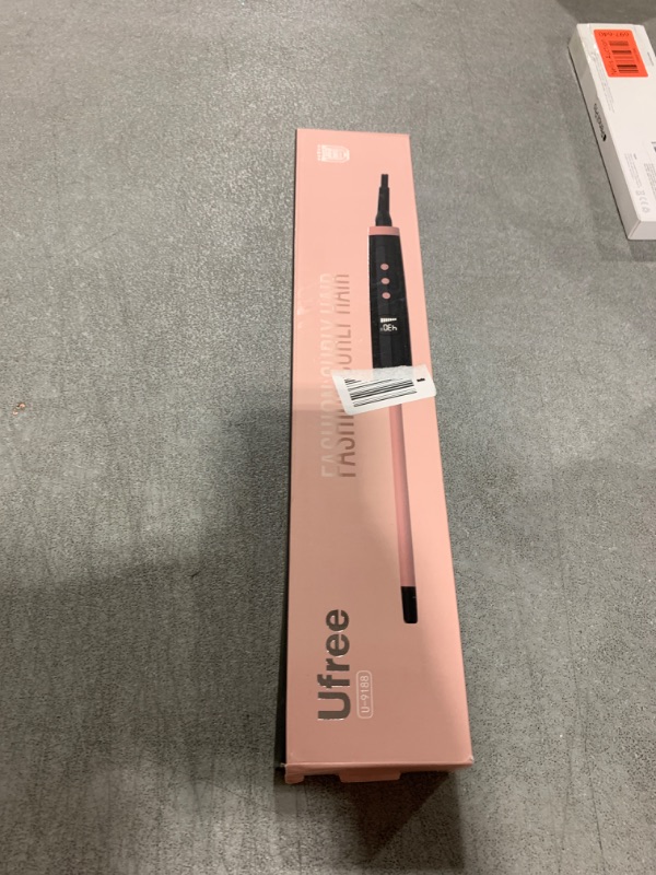 Photo 1 of Ufree 3/8 Inch Small Curling Iron, 9 Temperature Setting Curling Wand for Long & Short Hair, Ceramic Small Barrel Curling Iron with LCD Display, Dual Voltage Hair Curlers, Women Gifts