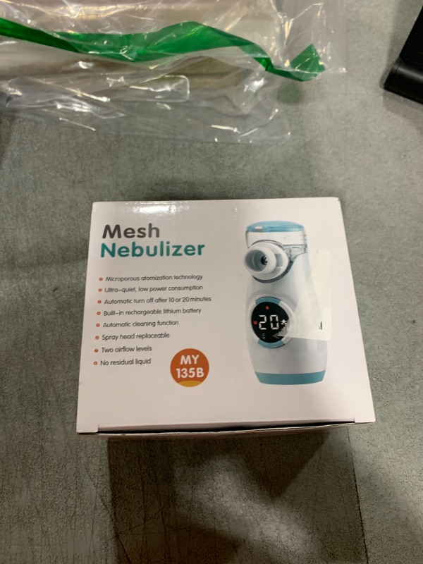 Photo 1 of Misty Nebulizer, Portable Nebulizer with Intuitive LED Interface and Auto-Cleaning, Handheld Nebulizer for Adults Kids