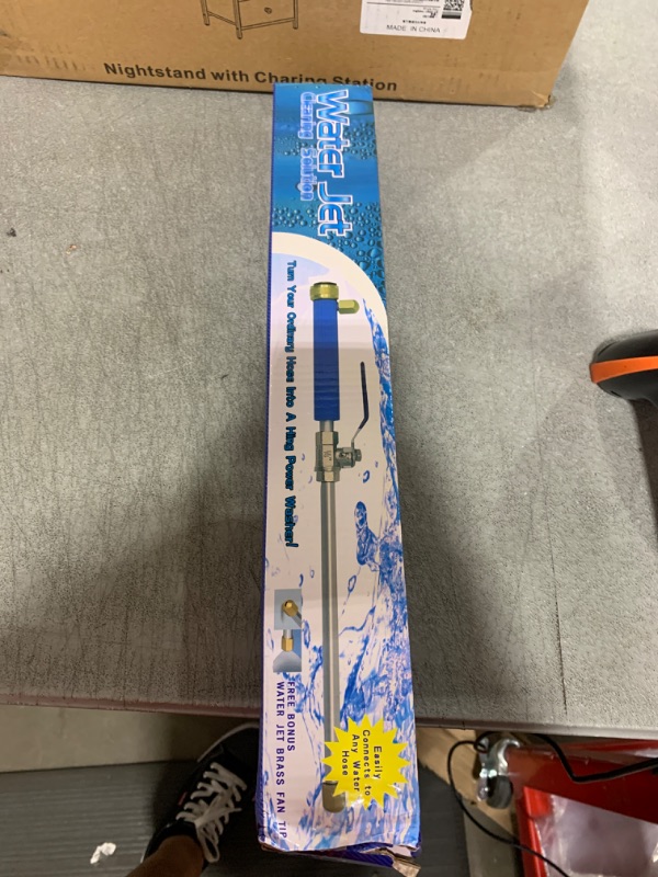 Photo 1 of Rerennco Upgraded Jet Nozzle for Garden Hose Power Washer Wand Hydro Jet High Pressure Washer Tools with 2 Different Nozzles and Hose Quick Connectors