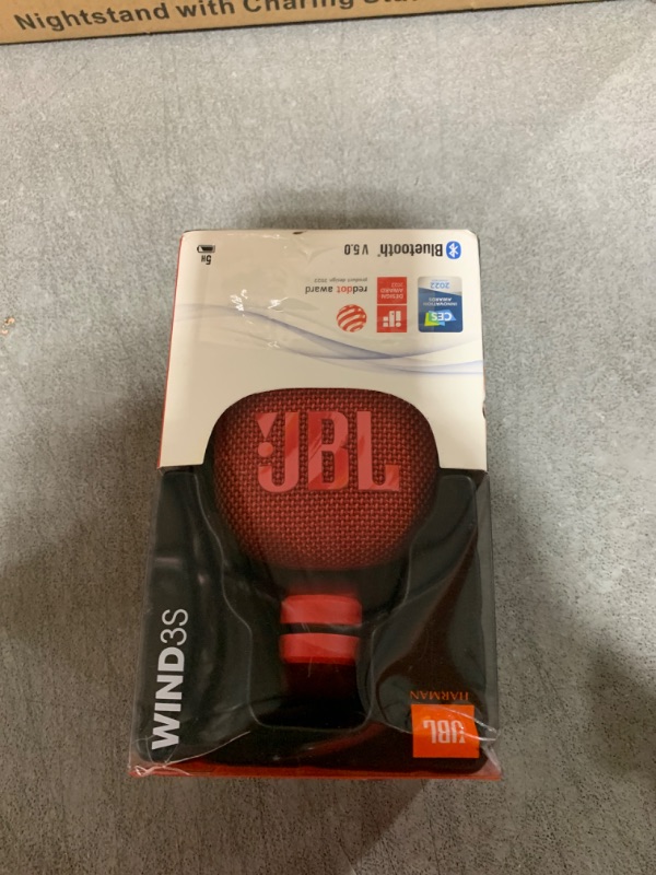 Photo 1 of JBL Wind 3 FM Bluetooth Handlebar Speaker (Red)