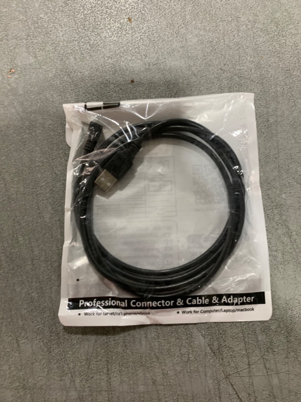 Photo 1 of chenyang USB to Micro USB Cable,USB 2.0 Male to Micro USB 5Pin Male Charge Data Transfer 90 Degree UP Angled Extension Cable 4.92FT/1.5M